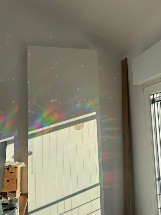 Suncatcher window sticker bow