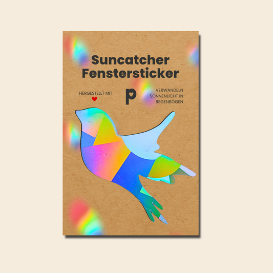 Suncatcher window sticker swallow