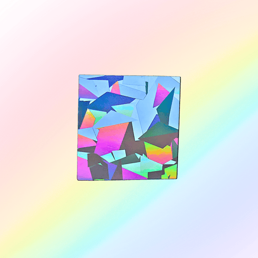 Suncatcher window sticker large square