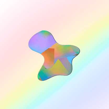 Suncatcher Window Sticker Blob