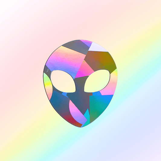 Suncatcher Window Sticker Alien