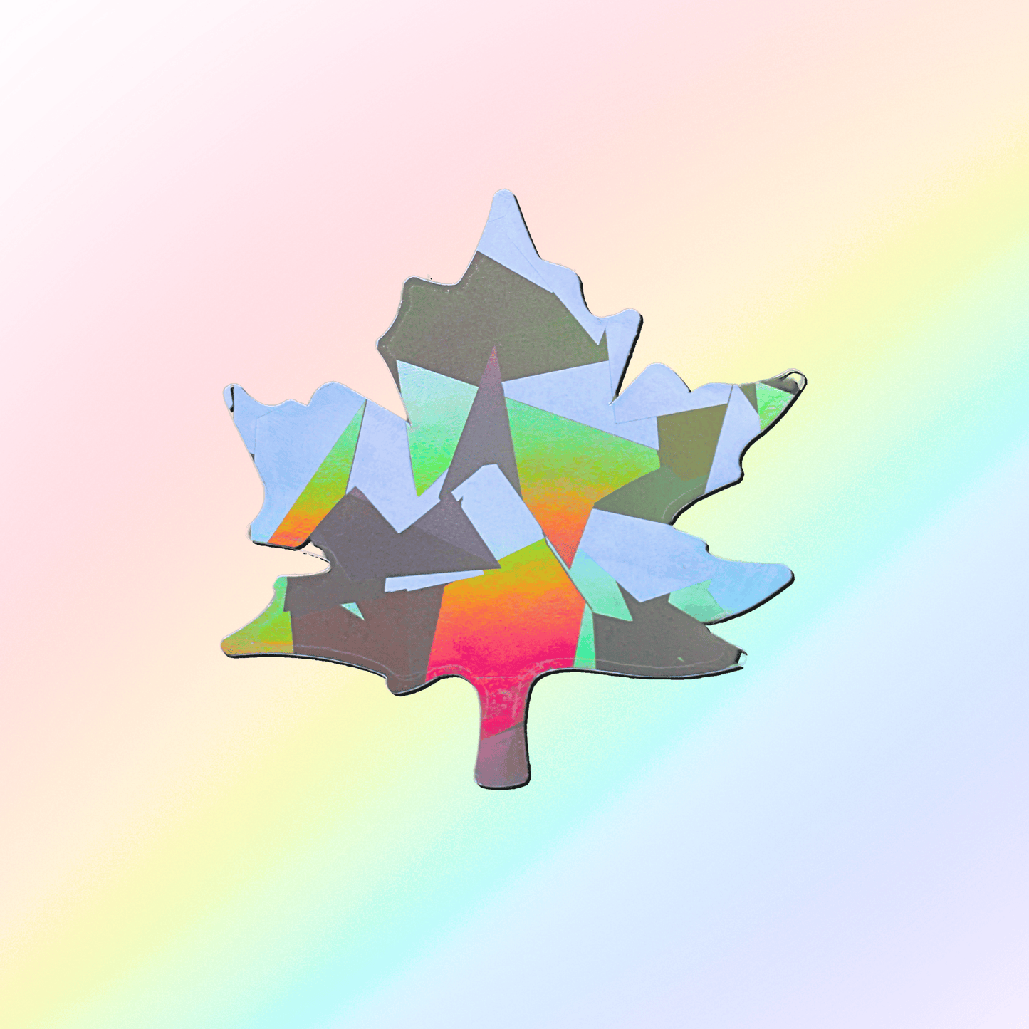 Suncatcher window sticker maple