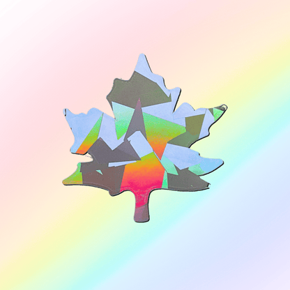 Suncatcher window sticker maple