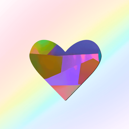 Suncatcher Window Sticker XL Heart