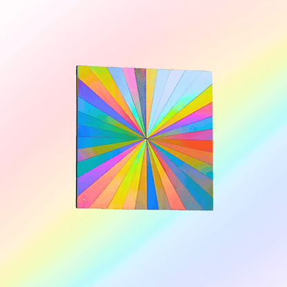 Suncatcher window sticker XL Retro