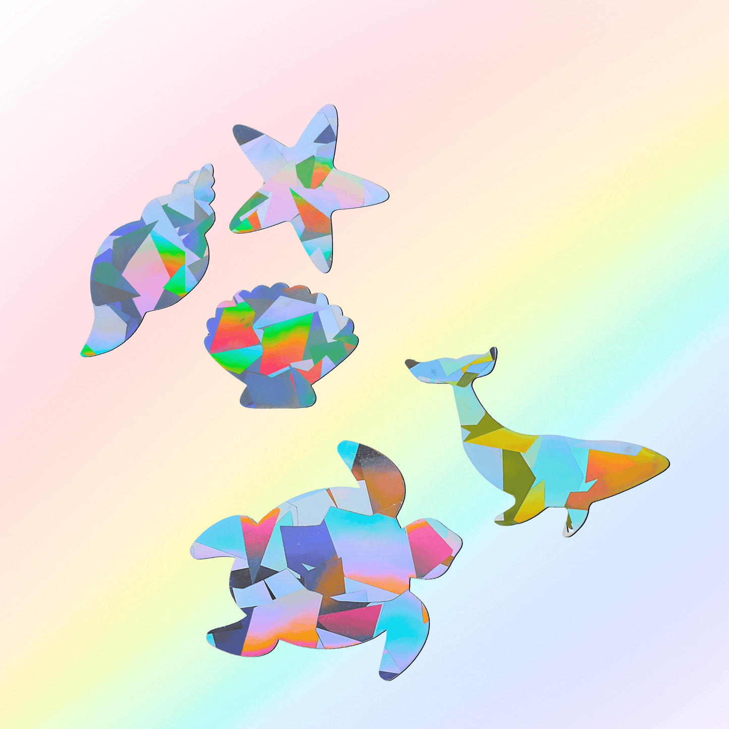 Suncatcher Window Sticker Bundle Ocean