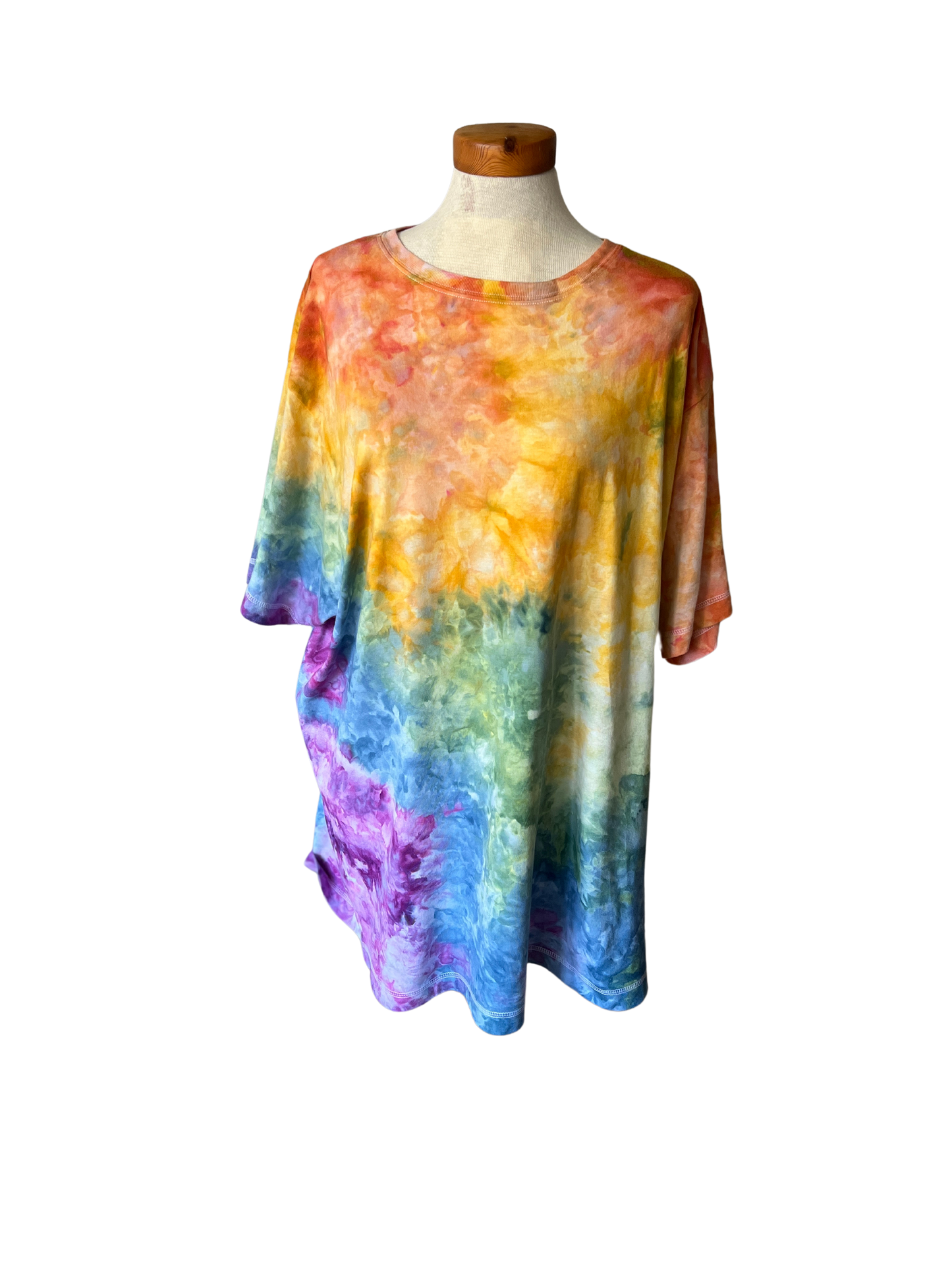 Rainbow Ice Dye Shirt XS-4XL