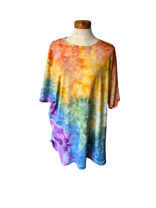 Rainbow Ice Dye Shirt XS-4XL