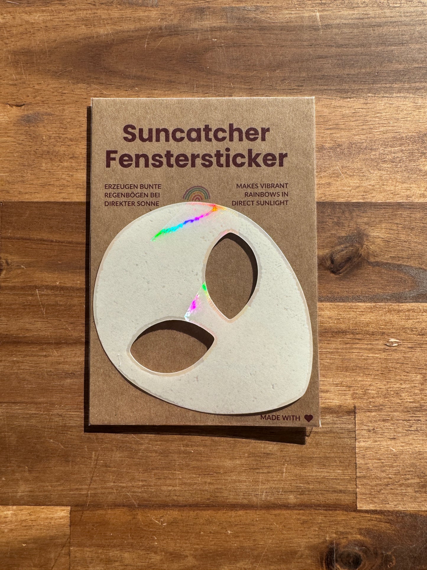 Fenstersticker Alien mit prismatischem Effekt