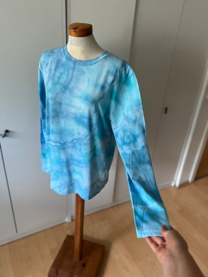 Ice Dye Longsleeve in XS Pool