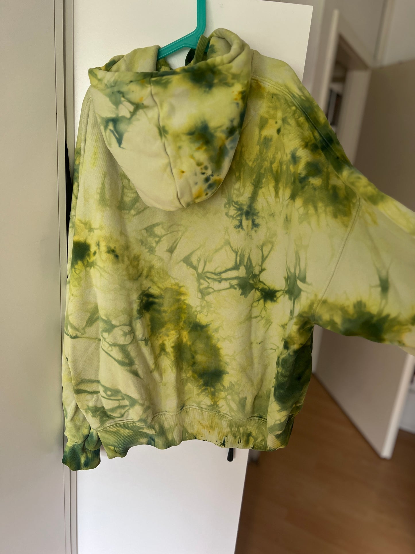 Ice Dye oversized, unisex Jogginganzug in XL green