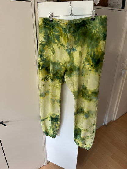 Ice Dye oversized, unisex Jogginganzug in XL green