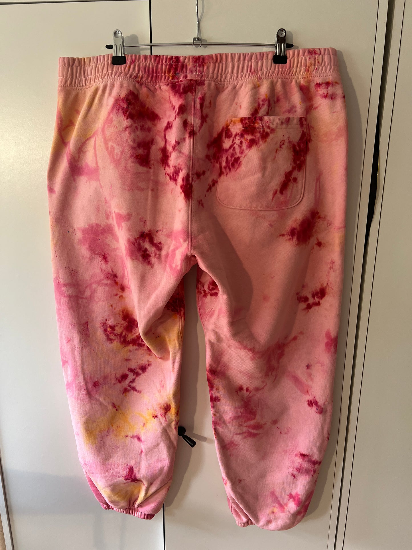 Ice Dye Unisex Jogging Set L/XL Pink