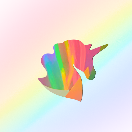 Suncatcher window sticker unicorn